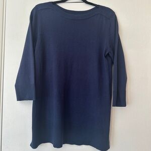 Karen Scott Navy Blue Sweater